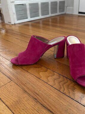 Nine West Women's Pink Mules Size 6